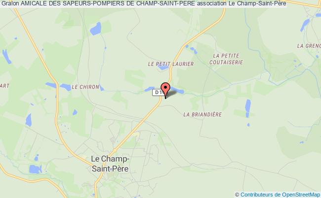 plan association Amicale Des Sapeurs-pompiers De Champ-saint-pere Le    Champ-Saint-Père