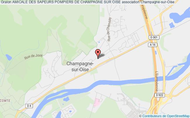 plan association Amicale Des Sapeurs Pompiers De Champagne Sur Oise Champagne-sur-Oise