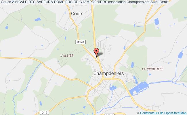 plan association Amicale Des Sapeurs-pompiers De Champdeniers Champdeniers