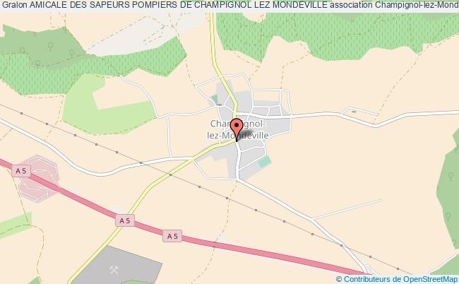 plan association Amicale Des Sapeurs Pompiers De Champignol Lez Mondeville Champignol-lez-Mondeville