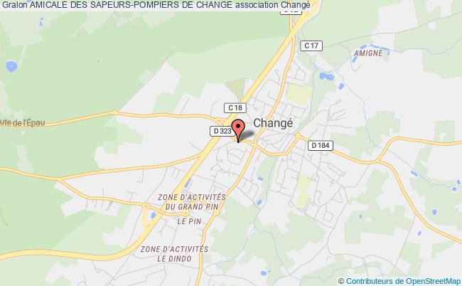 plan association Amicale Des Sapeurs-pompiers De Change Changé