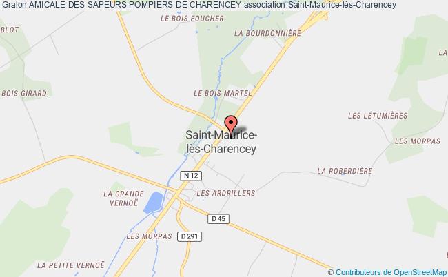 plan association Amicale Des Sapeurs Pompiers De Charencey Saint-Maurice-lès-Charencey