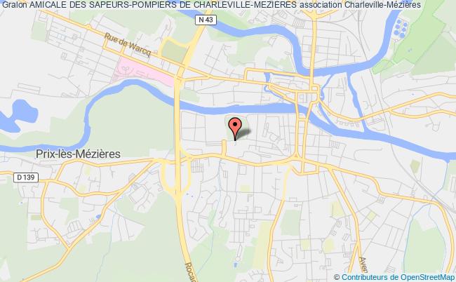 plan association Amicale Des Sapeurs-pompiers De Charleville-mezieres Charleville-Mézières