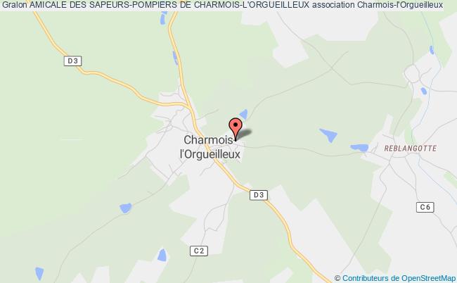 plan association Amicale Des Sapeurs-pompiers De Charmois-l'orgueilleux Charmois-l'Orgueilleux
