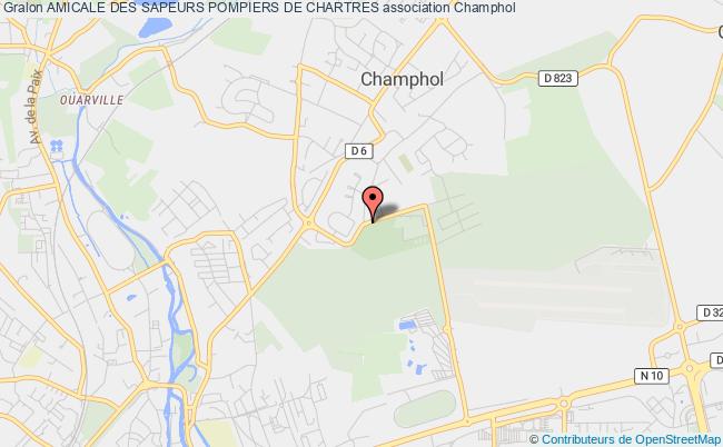 plan association Amicale Des Sapeurs Pompiers De Chartres Champhol