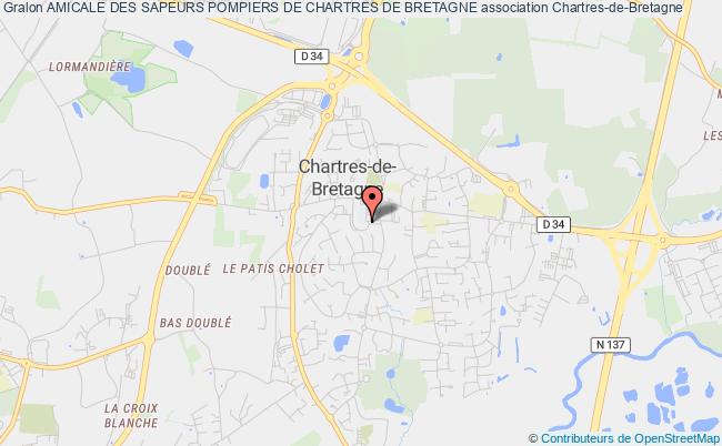 plan association Amicale Des Sapeurs Pompiers De Chartres De Bretagne Chartres-de-Bretagne
