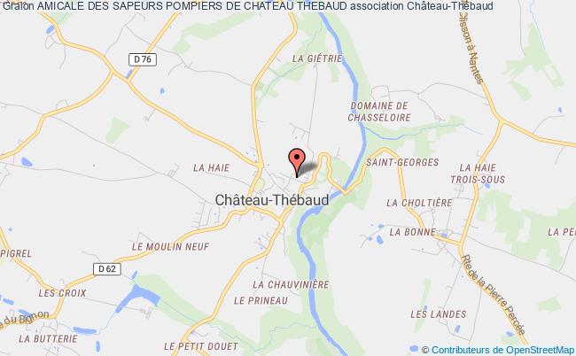 plan association Amicale Des Sapeurs Pompiers De Chateau Thebaud Château-Thébaud