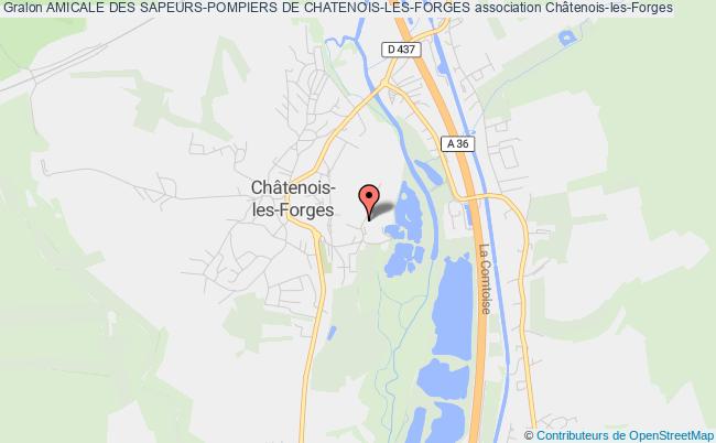 plan association Amicale Des Sapeurs-pompiers De Chatenois-les-forges Châtenois-les-Forges