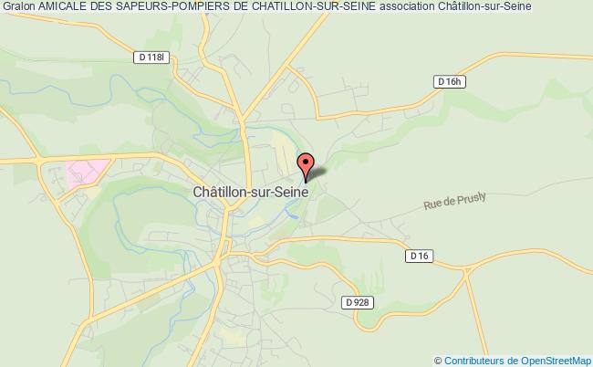 plan association Amicale Des Sapeurs-pompiers De Chatillon-sur-seine Châtillon-sur-Seine