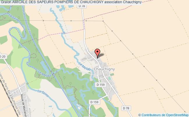 plan association Amicale Des Sapeurs Pompiers De Chauchigny Chauchigny