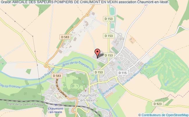 plan association Amicale Des Sapeurs Pompiers De Chaumont En Vexin Chaumont-en-Vexin