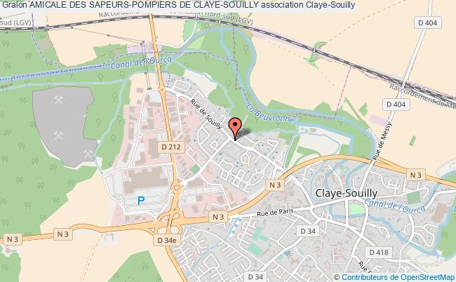 plan association Amicale Des Sapeurs-pompiers De Claye-souilly Claye-Souilly