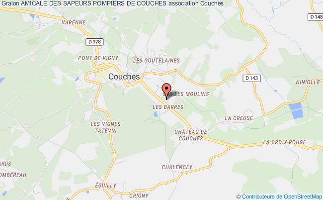 plan association Amicale Des Sapeurs Pompiers De Couches Couches
