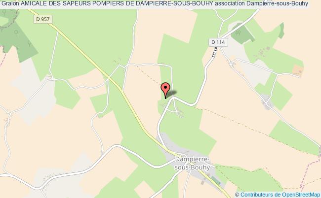 plan association Amicale Des Sapeurs Pompiers De Dampierre-sous-bouhy Dampierre-sous-Bouhy