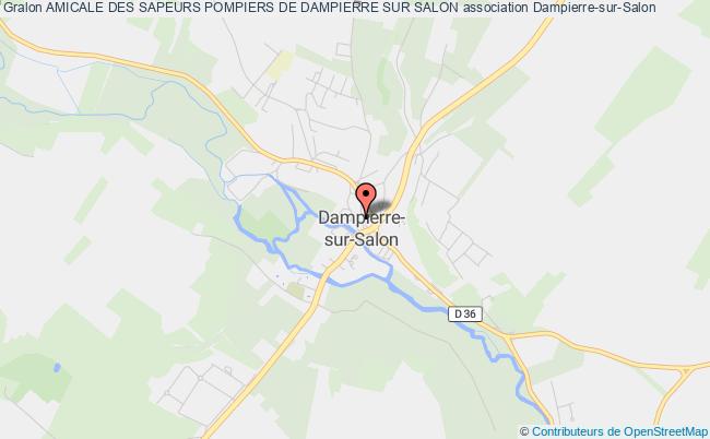 plan association Amicale Des Sapeurs Pompiers De Dampierre Sur Salon Dampierre-sur-Salon