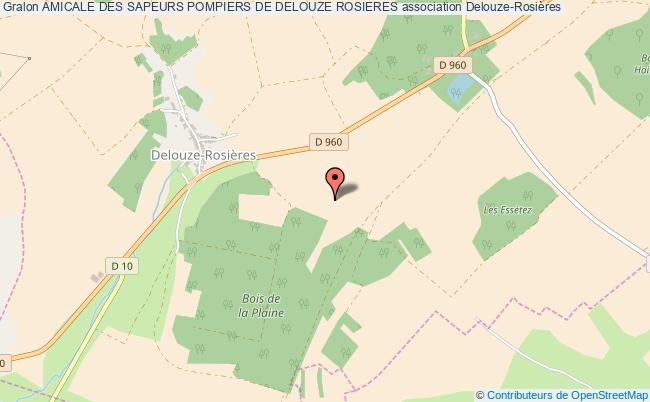 plan association Amicale Des Sapeurs Pompiers De Delouze Rosieres Delouze-Rosières