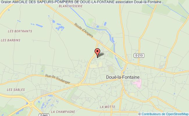 plan association Amicale Des Sapeurs-pompiers De Doue-la-fontaine Doué-en-Anjou
