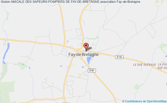 plan association Amicale Des Sapeurs-pompiers De Fay-de-bretagne Fay-de-Bretagne