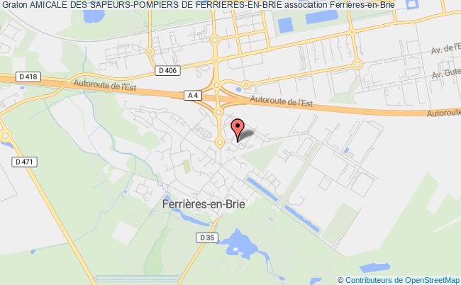 plan association Amicale Des Sapeurs-pompiers De Ferrieres-en-brie Ferrières-en-Brie