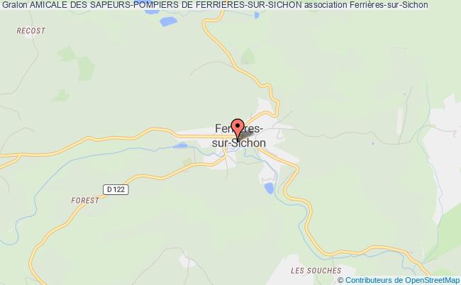 plan association Amicale Des Sapeurs-pompiers De Ferrieres-sur-sichon Ferrières-sur-Sichon