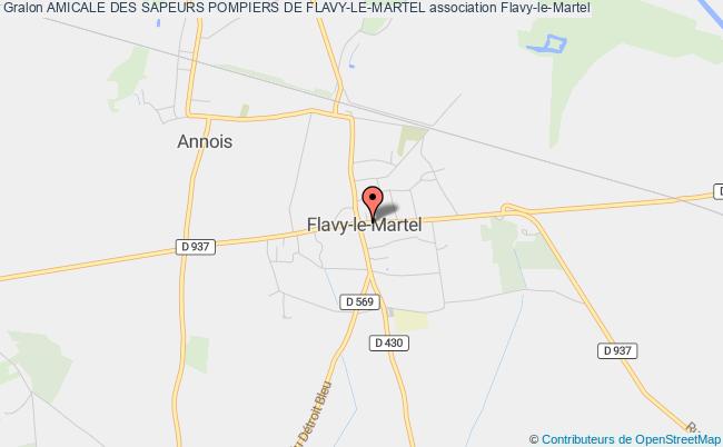 plan association Amicale Des Sapeurs Pompiers De Flavy-le-martel Flavy-le-Martel