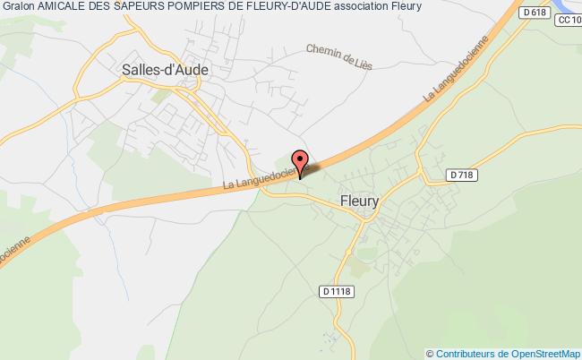 plan association Amicale Des Sapeurs Pompiers De Fleury-d'aude Fleury
