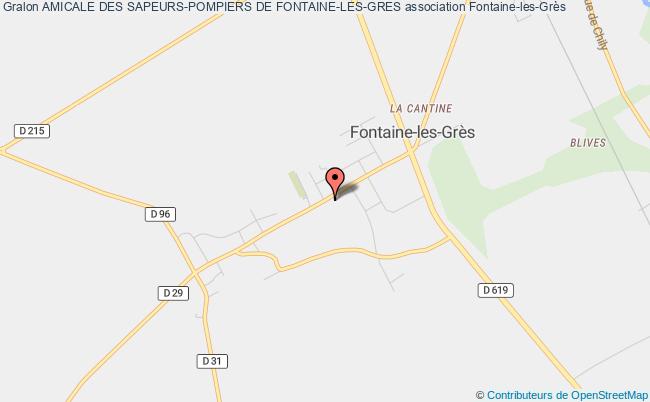 plan association Amicale Des Sapeurs-pompiers De Fontaine-les-gres Fontaine-les-Grès