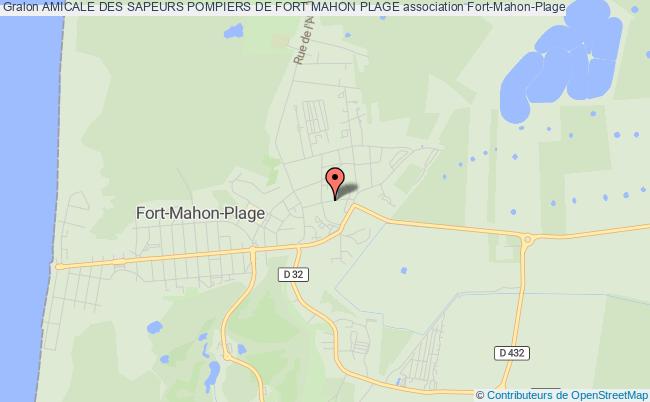 plan association Amicale Des Sapeurs Pompiers De Fort Mahon Plage Fort-Mahon-Plage