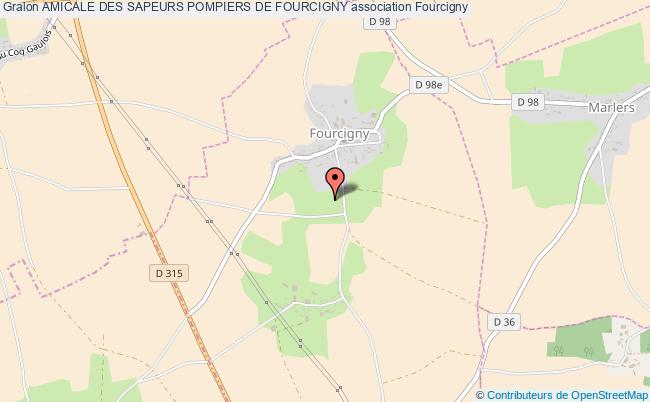 plan association Amicale Des Sapeurs Pompiers De Fourcigny Fourcigny