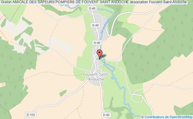 plan association Amicale Des Sapeurs Pompiers De Fouvent Saint Andoche Fouvent-Saint-Andoche