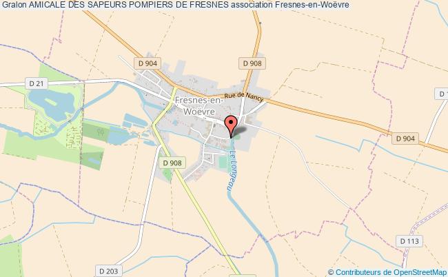 plan association Amicale Des Sapeurs Pompiers De Fresnes Fresnes-en-Woëvre