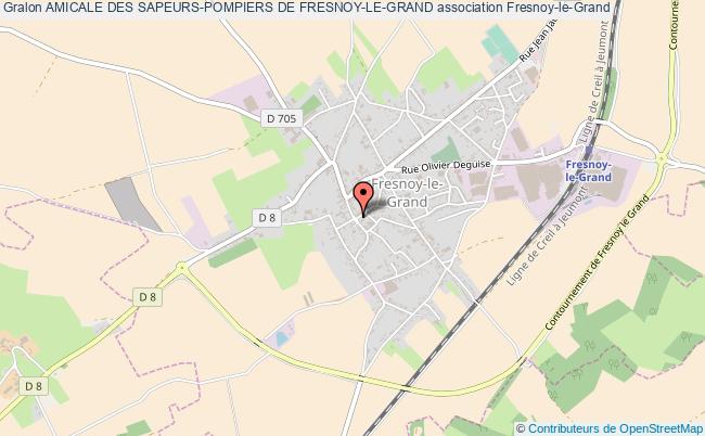 plan association Amicale Des Sapeurs-pompiers De Fresnoy-le-grand Fresnoy-le-Grand