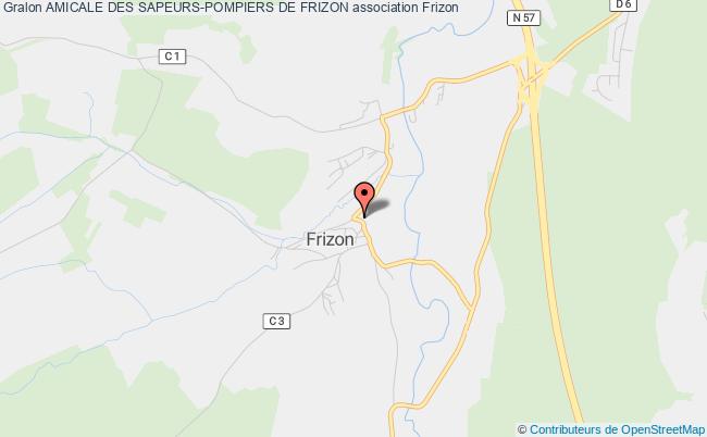 plan association Amicale Des Sapeurs-pompiers De Frizon Frizon