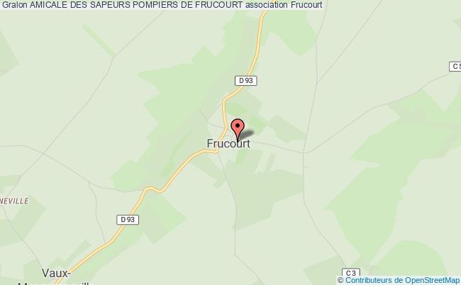 plan association Amicale Des Sapeurs Pompiers De Frucourt Frucourt