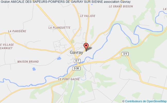 plan association Amicale Des Sapeurs-pompiers De Gavray Sur Sienne Gavray
