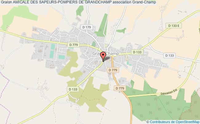 plan association Amicale Des Sapeurs-pompiers De Grandchamp Grand-Champ