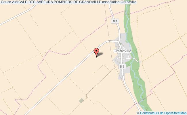 plan association Amicale Des Sapeurs Pompiers De Grandville Grandville