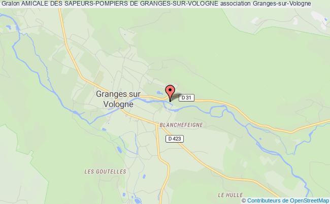 plan association Amicale Des Sapeurs-pompiers De Granges-sur-vologne Granges-sur-Vologne-Autmontzey