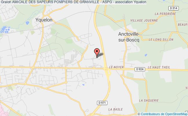 plan association Amicale Des Sapeurs Pompiers De Granville - Aspg - Yquelon