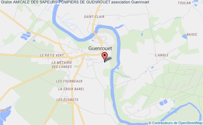 plan association Amicale Des Sapeurs-pompiers De Guenrouet Guenrouet