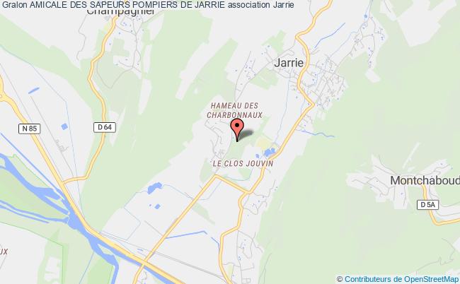plan association Amicale Des Sapeurs Pompiers De Jarrie Jarrie