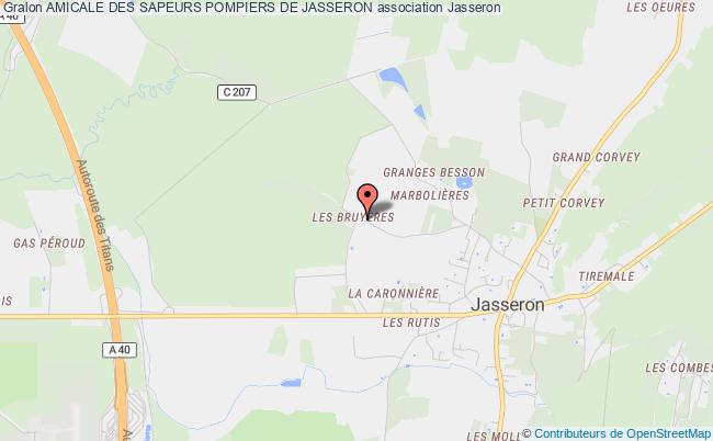 plan association Amicale Des Sapeurs Pompiers De Jasseron Jasseron