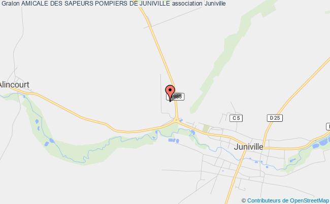 plan association Amicale Des Sapeurs Pompiers De Juniville-tagnon Juniville