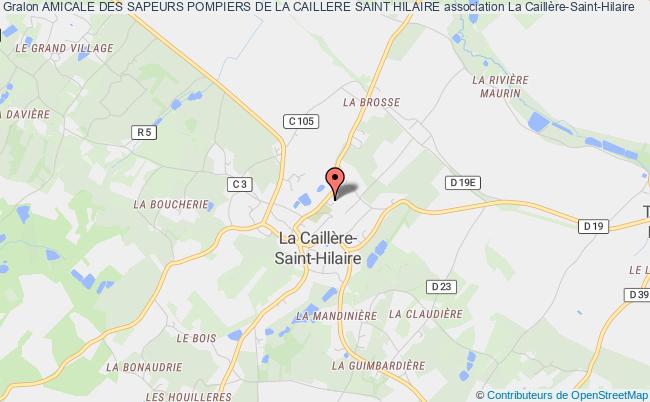 plan association Amicale Des Sapeurs Pompiers De La Caillere Saint Hilaire La Caillère-Saint-Hilaire