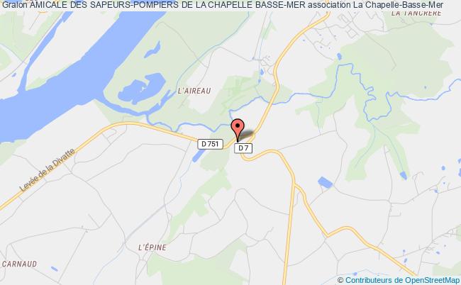 plan association Amicale Des Sapeurs-pompiers De La Chapelle Basse-mer La    Chapelle-Basse-Mer