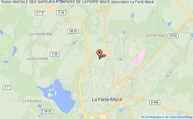 plan association Amicale Des Sapeurs-pompiers De La Ferte Mace La Ferté-Macé