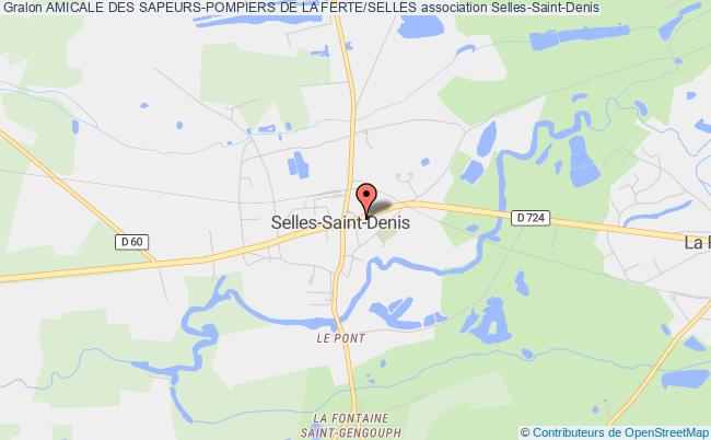 plan association Amicale Des Sapeurs-pompiers De La Ferte/selles Selles-Saint-Denis