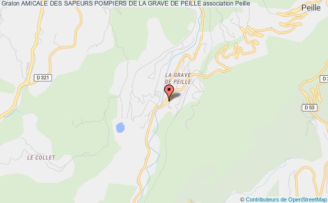 plan association Amicale Des Sapeurs Pompiers De La Grave De Peille Peille