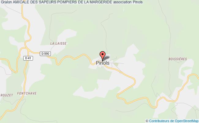 plan association Amicale Des Sapeurs Pompiers De La Margeride Pinols