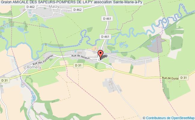 plan association Amicale Des Sapeurs-pompiers De La Py Sainte-Marie-à-Py